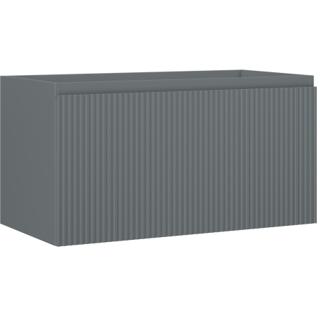 Mexen Rivel vannitoakapile valamu all 90 cm, 1 sahtel, sooneline, hall matt - 91A20-09047-1-BF66