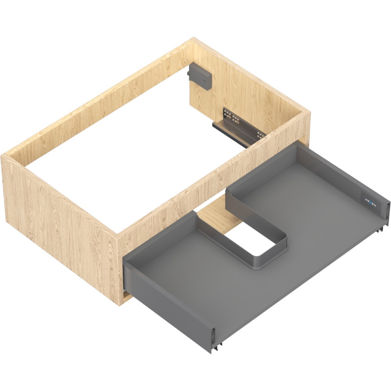 Mexen Box-A aluskappi korpus 70 cm, 1 sahtel, tamm - 91AX0-0700-235-1-81