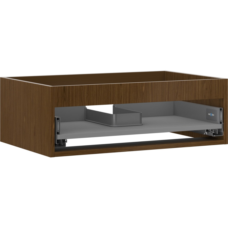 Mexen Box-A kućište ormarića ispod umivaonika 70 cm, 1 ladica, orah - 91AX0-0700-235-1-86