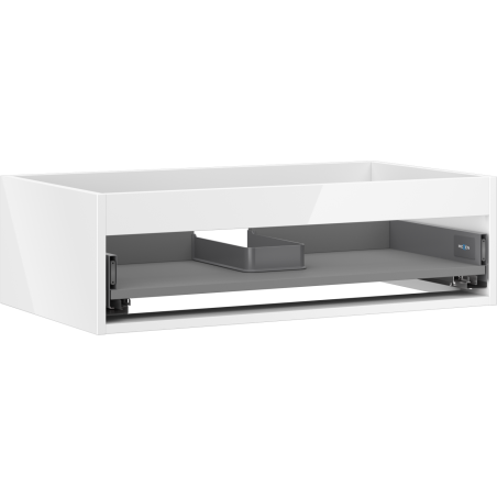 Mexen Box-A cuerpo de gabinete de lavabo 80 cm, 1 cajón, blanco brillante - 91AX0-0800-235-1-00