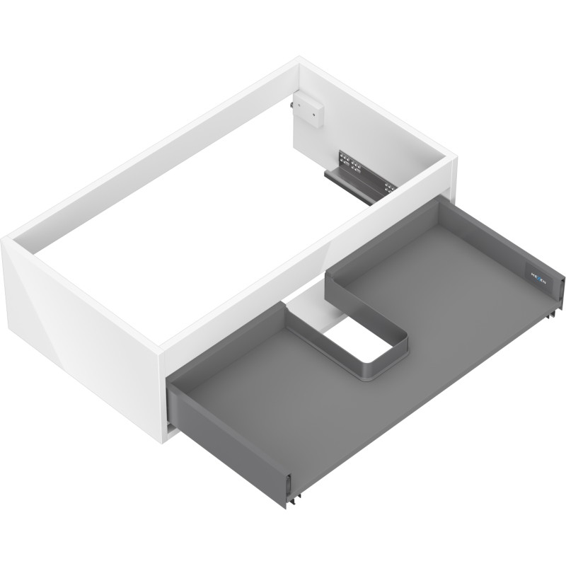 Mexen Box-A kraani aluskapi korpus 80 cm, 1 sahtel, valge läige - 91AX0-0800-235-1-00