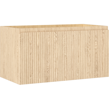Mexen Rivel kupaonski ormarić ispod umivaonika 90 cm, 1 ladica, rebrast, hrast - 91A20-09047-1-BF81