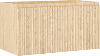 Mexen Rivel kupaonski ormarić ispod umivaonika 90 cm, 1 ladica, rebrast, hrast - 91A20-09047-1-BF81