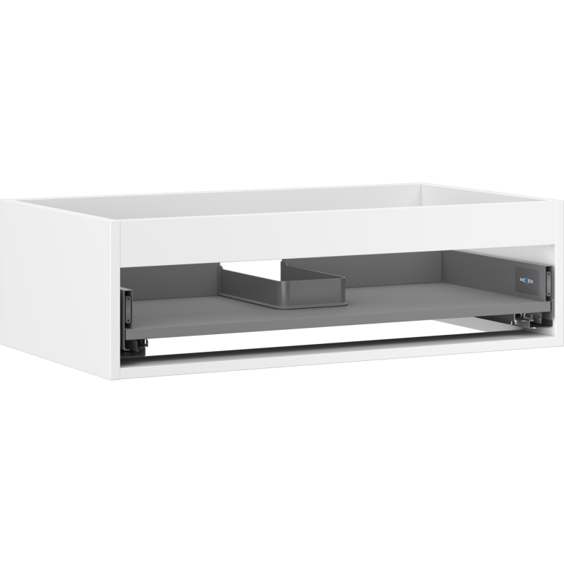 Mexen Box-A ogrodje umivalniške omarice 80 cm, 1 predal, bela mat - 91AX0-0800-235-1-01