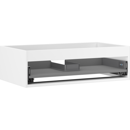 Mexen Box-A corpo del mobile per lavabo 80 cm, 1 cassetto, bianco opaco - 91AX0-0800-235-1-01