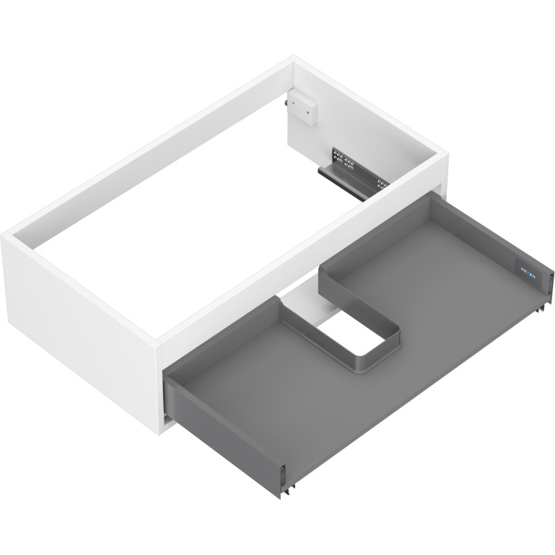 Mexen Box-A valamu aluskapi korpus 80 cm, 1 sahtel, valge matt - 91AX0-0800-235-1-01