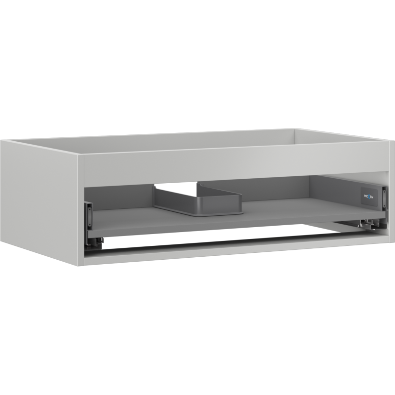 Mexen Box-A cabinet base for washbasin 80 cm, 1 drawer, grey matte - 91AX0-0800-235-1-62