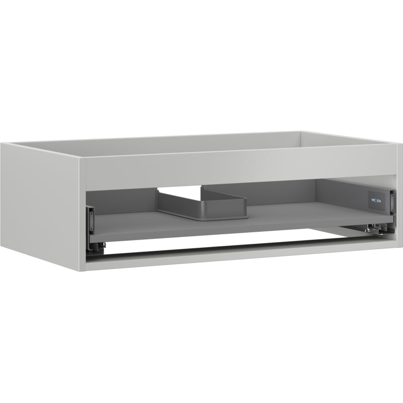 Mexen Box-A korpus ormarića ispod umivaonika 80 cm, 1 ladica, siva mat - 91AX0-0800-235-1-62