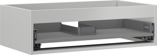 Mexen Box-A valamu aluskapi korpus 80 cm, 1 sahtel, hall matt - 91AX0-0800-235-1-62