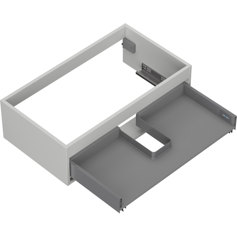 Mexen Box-A valamu aluskapi korpus 80 cm, 1 sahtel, hall matt - 91AX0-0800-235-1-62