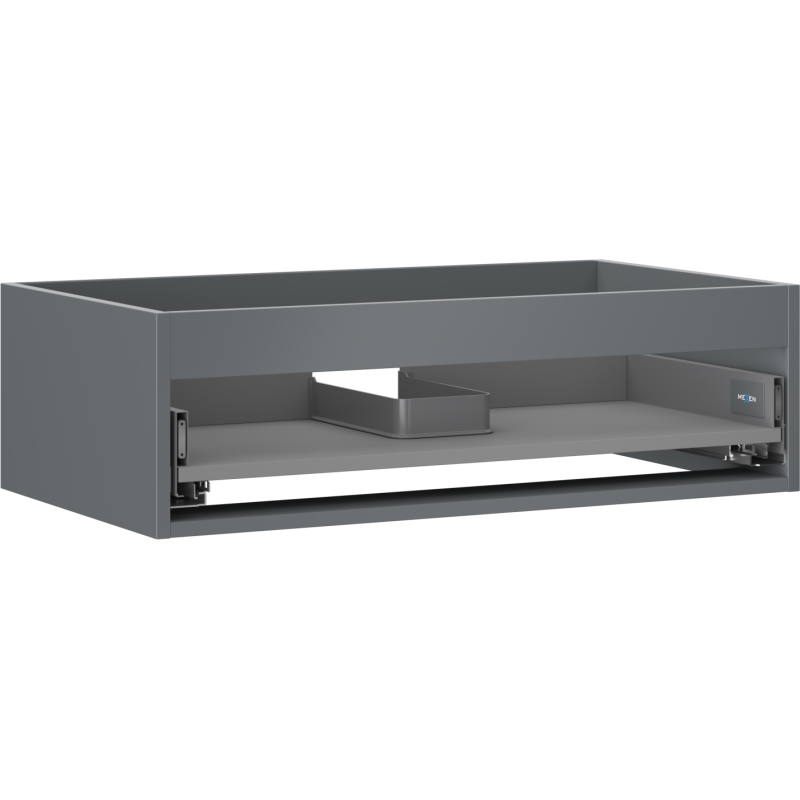 Mexen Box-A cabinet base for washbasin 80 cm, 1 drawer, matte graphite - 91AX0-0800-235-1-66