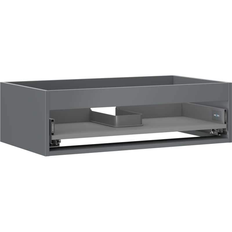 Mexen Box-A corps de meuble sous-lavabo 80 cm, 1 tiroir, graphite mat - 91AX0-0800-235-1-66