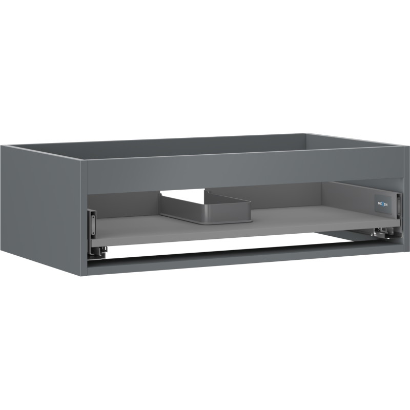 Mexen Box-A valamualuse kapi korpus 80 cm, 1 sahtel, matt grafiit - 91AX0-0800-235-1-66