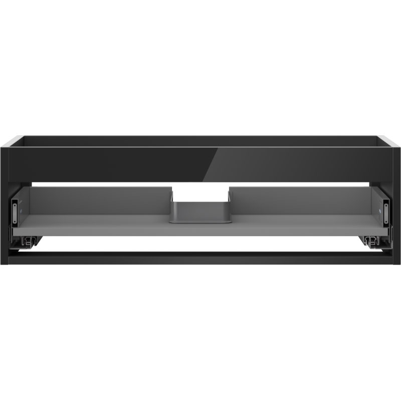 Mexen Box-A kastframe voor wastafelmeubel 80 cm, 1 lade, zwart glans - 91AX0-0800-235-1-70