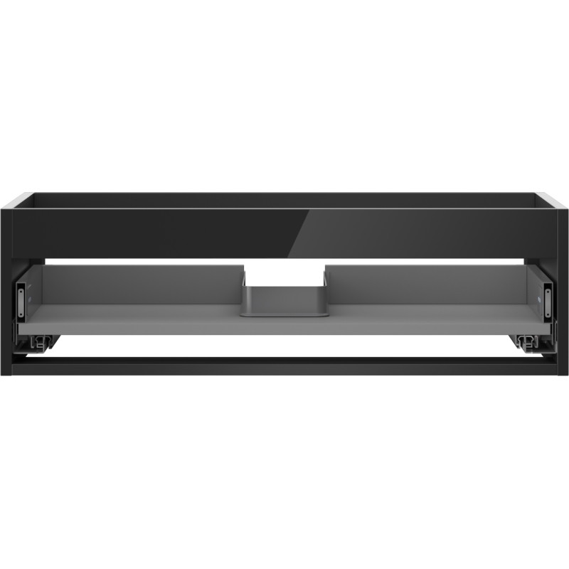 Mexen Box-A valamualuse kapi korpus 80 cm, 1 sahtel, must läikiv - 91AX0-0800-235-1-70