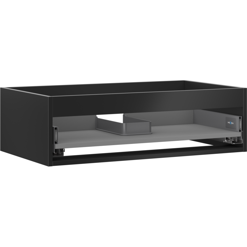 Mexen Box-A Unterschrankkorpus 80 cm, 1 Schublade, schwarze Mattierung - 91AX0-0800-235-1-71