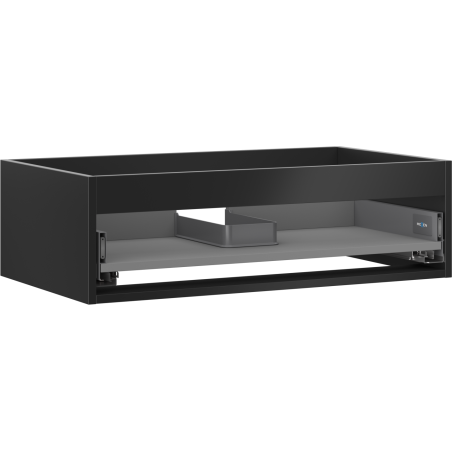 Mexen Box-A Unterschrankkorpus 80 cm, 1 Schublade, schwarze Mattierung - 91AX0-0800-235-1-71