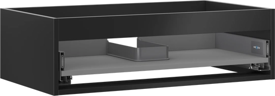 Mexen Box-A Unterschrankkorpus 80 cm, 1 Schublade, schwarz matt - 91AX0-0800-235-1-71