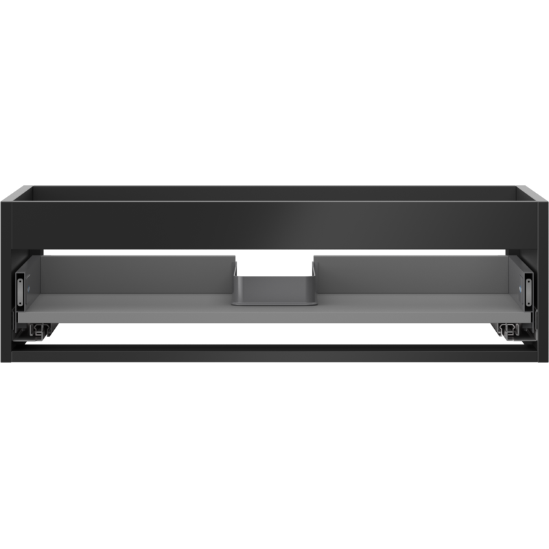 Mexen Box-A struttura del mobile sotto-lavabo 80 cm, 1 cassetto, nero opaco - 91AX0-0800-235-1-71