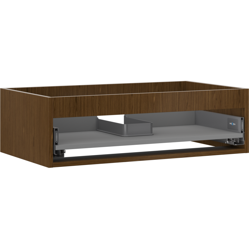 Mexen Box-A cabinet body for washbasin 80 cm, 1 drawer, walnut - 91AX0-0800-235-1-86