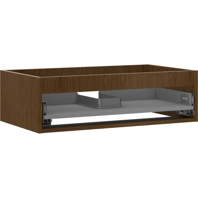 Mexen Box-A valamualuse kapi korpus 80 cm, 1 sahtel, pähkel - 91AX0-0800-235-1-86