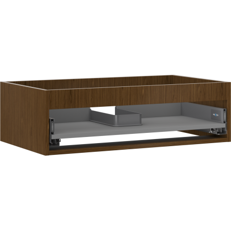 Mexen Box-A cabinet body for washbasin 80 cm, 1 drawer, walnut - 91AX0-0800-235-1-86