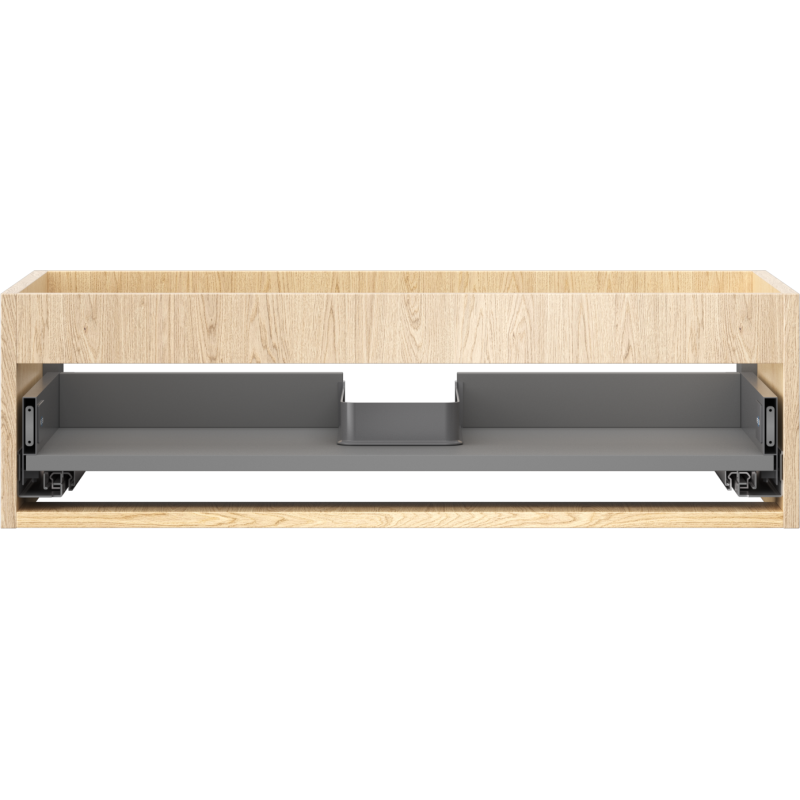 Mexen Box-A skapja korpuss zem izlietnes 80 cm, 1 atvilktne, ozols - 91AX0-0800-235-1-81