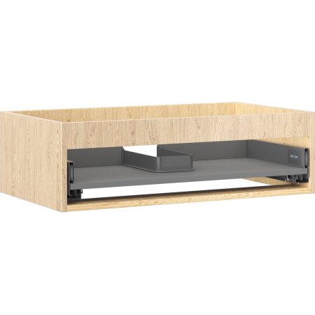 Mexen Box-A 80 cm Washbasin Cabinet Body, 1 Drawer, Oak - 91AX0-0800-235-1-81