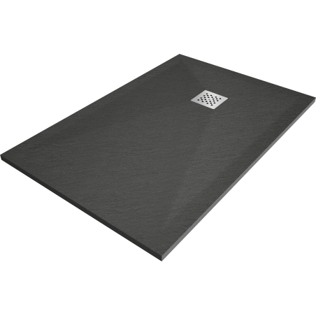 Mexen Stone+ brodzik kompozytowy prostokątny 140 x 90 cm, antracyt - 44719014