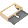 Mexen Box-A armario bajo lavabo 80 cm, 1 cajón, roble - 91AX0-0800-235-1-81