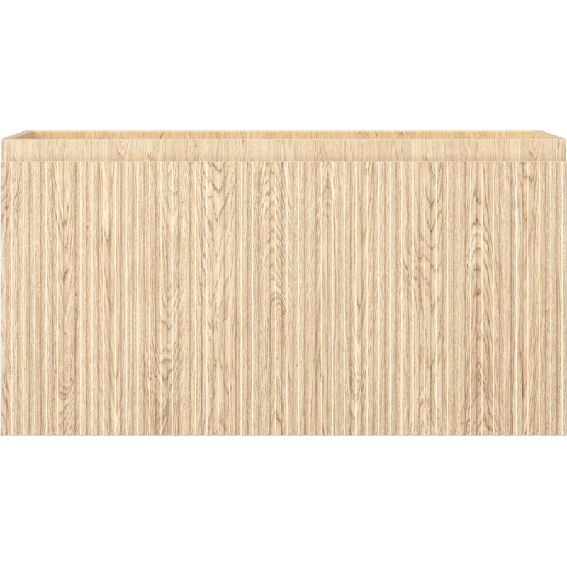 Mexen Rivel mobile da bagno sottolavabo 90 cm, 1 cassetto, scanalato, rovere - 91A20-09047-1-BF81