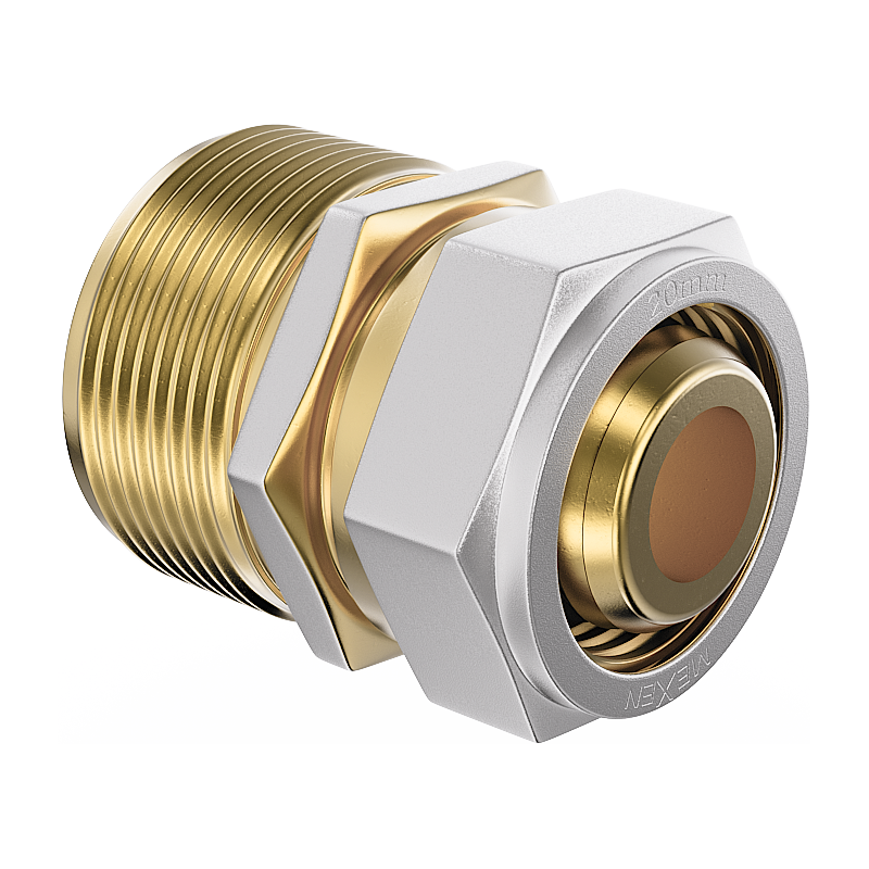Mexen PEX-S reduceerstuk schroefbaar PEX 25 x 1 GZ - W97223-2510M-00