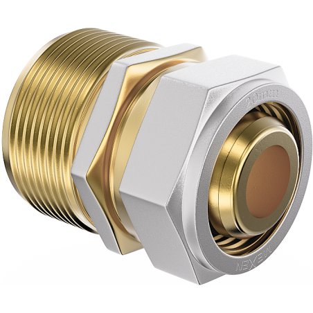 Mexen PEX-S reduceerstuk schroefbaar PEX 25 x 1 GZ - W97223-2510M-00
