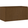 Mexen Rivel szafka łazienkowa podumywalkowa 90 cm, 1 szuflada, ryflowana , orzech - 91A20-09047-1-BF86