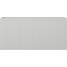 Mexen Rivel Badezimmerschrank für Waschbecken 100 cm, 1 Schublade, geriffelt, grau matt - 91A20-10047-1-BF62