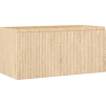 Mexen Rivel szafka łazienkowa podumywalkowa 100 cm, 1 szuflada, ryflowana , dąb - 91A20-10047-1-BF81