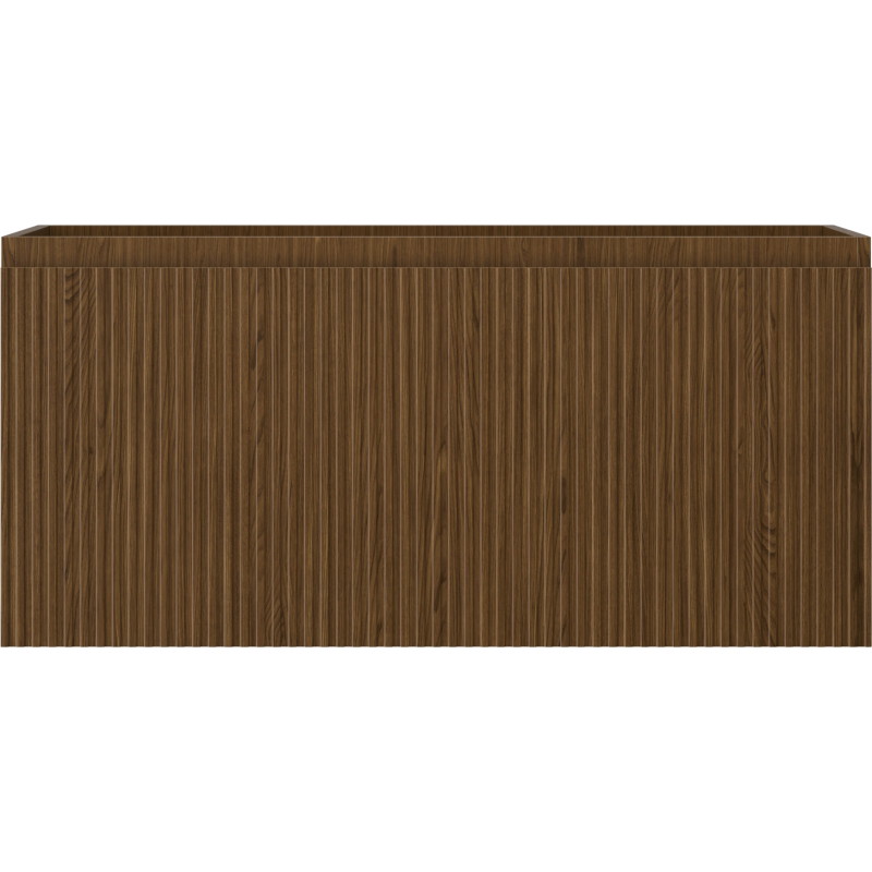 Mexen Rivel vannitoakapp valamualunele 100 cm, 1 saht, rihveldatud, pähkel - 91A20-10047-1-BF86