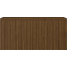 Mexen Rivel badkamerkast onder wastafel 100 cm, 1 lade, gegolfd, notenhout - 91A20-10047-1-BF86