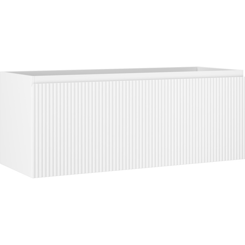 Mexen Rivel vannitoakapp kraanikausi jaoks 120 cm, 1 sahtel, sooniline, valge matt - 91A20-12047-1-BF01