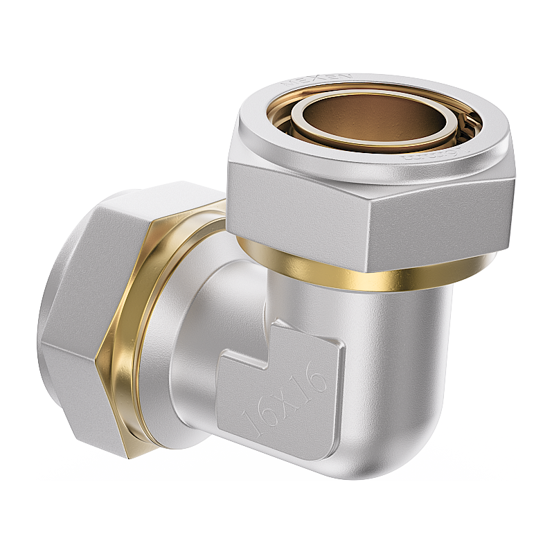 Mexen PEX-S PEX 20 x 20 skruvat armbåge - W97224-2020-00