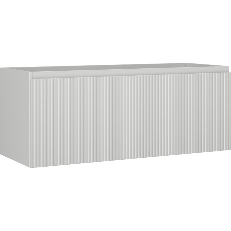 Mexen Rivel vannitoakapp valamu alla, 120 cm, 1 sahtel, sooniline, hall matt - 91A20-12047-1-BF62