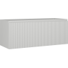 Mexen Rivel Badezimmerschrank für Waschbecken 120 cm, 1 Schublade, geriffelt, grau matt - 91A20-12047-1-BF62