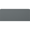 Mexen Rivel badkamerkast onder wastafel 120 cm, 1 lade, gegroefd, mat grafiet - 91A20-12047-1-BF66