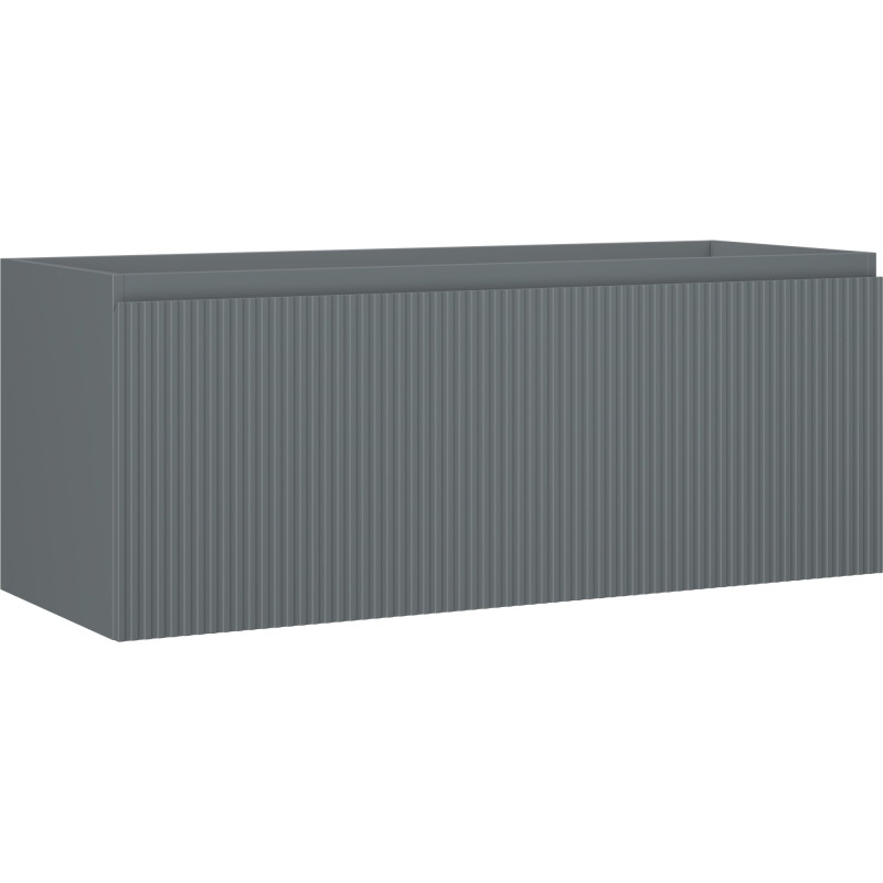 Mexen Rivel vannitoa valamukapp 120 cm, 1 sahtel, sooniline, matt grafiit - 91A20-12047-1-BF66
