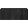 Mexen Rivel Badezimmerunterschrank 120 cm, 1 Schublade, geriffelt, schwarz matt - 91A20-12047-1-BF71