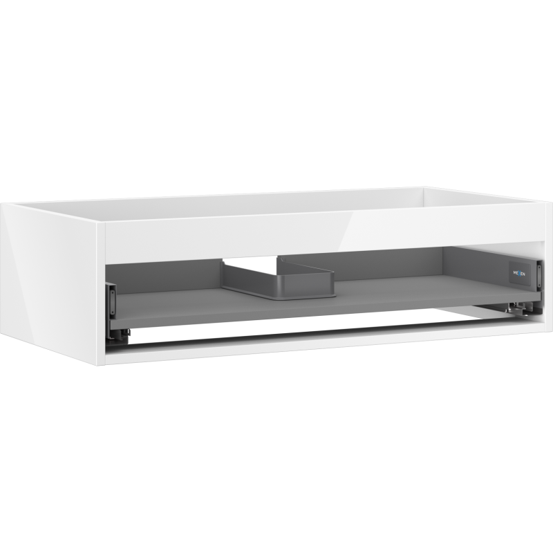 Mexen Box-A cuerpo de armario bajo lavabo 90 cm, 1 cajón, blanco brillo - 91AX0-0900-235-1-00