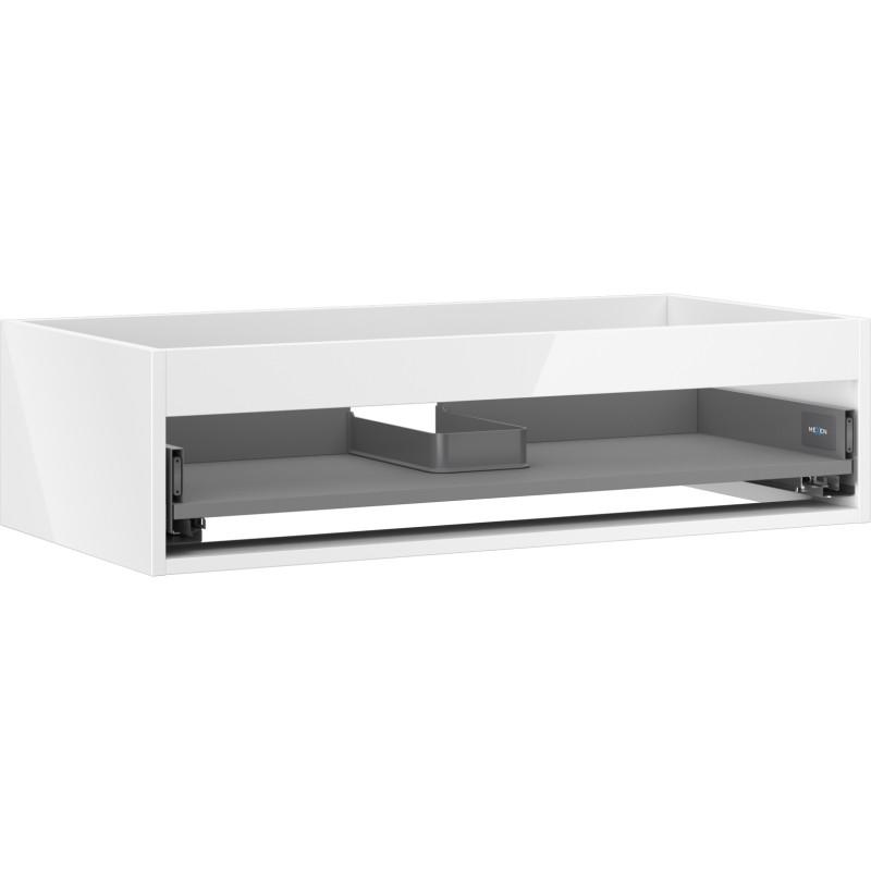 Mexen Box-A valamualuskapi korpus 90 cm, 1 sahtel, läikiv valge - 91AX0-0900-235-1-00