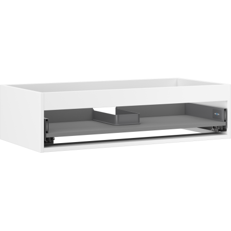 Mexen Box-A Korpus des Waschtischunterschranks 90 cm, 1 Schublade, weiß matt - 91AX0-0900-235-1-01