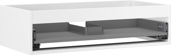 Mexen Box-A corpo del mobile sottolavabo 90 cm, 1 cassetto, bianco opaco - 91AX0-0900-235-1-01