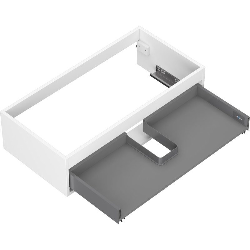Mexen Box-A valamualuse 90 cm, 1 sahtel, valge matt - 91AX0-0900-235-1-01